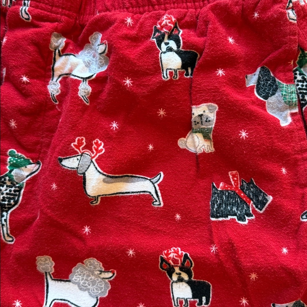 The Company Store Womens Red Dog Print Pajama Bottoms - Picture 3 of 4